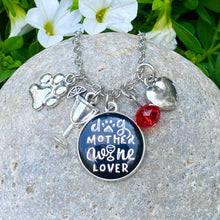 Load image into Gallery viewer, Dog Mother Wine Lover Necklace