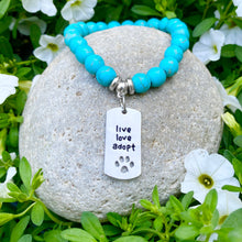 Load image into Gallery viewer, Live Love Adopt Bracelet