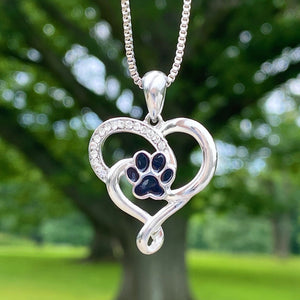 Heart Paw Necklace