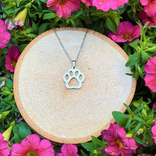 Load image into Gallery viewer, Hollow Paw Necklace and Earrings Set