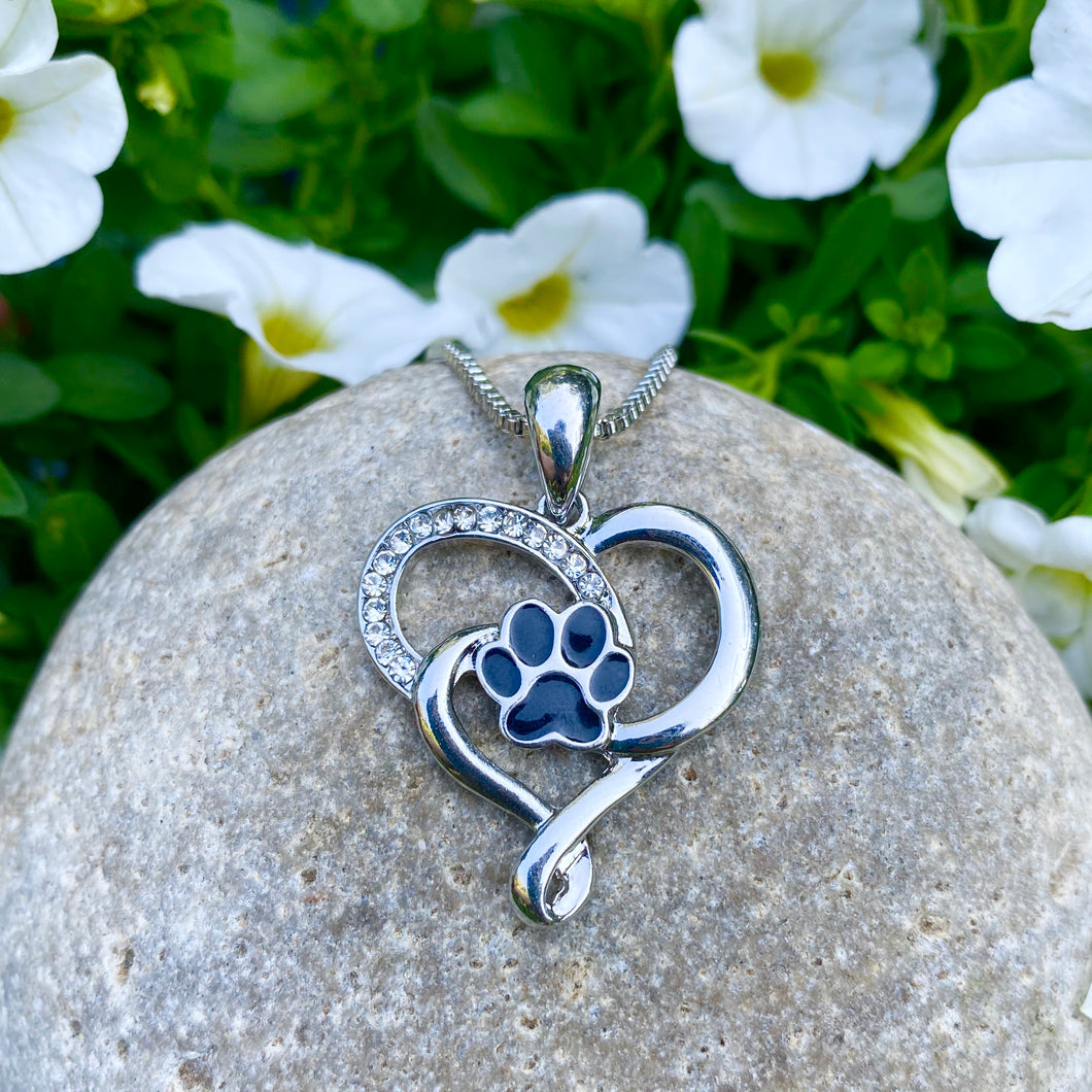 Heart Paw Necklace