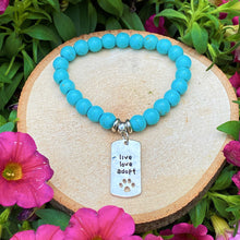 Load image into Gallery viewer, Live Love Adopt Bracelet