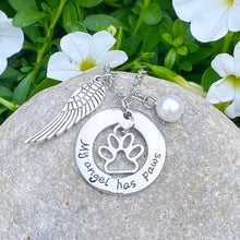 Load image into Gallery viewer, My Angel Has Paws Necklace