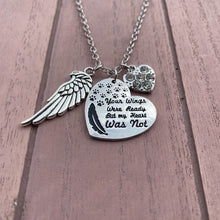 Load image into Gallery viewer, Your Wings Were Ready Necklace