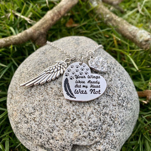 Your Wings Were Ready Necklace