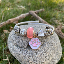 Load image into Gallery viewer, Pink Paw Adjustable Bracelet