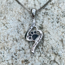 Load image into Gallery viewer, Forever and Ever Paw Necklace