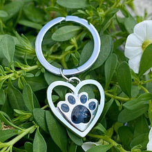 Load image into Gallery viewer, Paw Heart Keychain