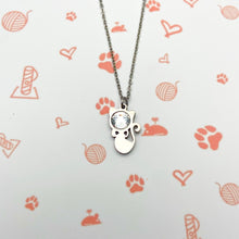 Load image into Gallery viewer, Cat Gemstone Necklace