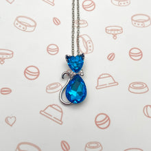 Load image into Gallery viewer, Gemstone Cat Necklaces