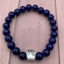 Load image into Gallery viewer, Tiger&#39;s Eye Stone Paw Bracelet