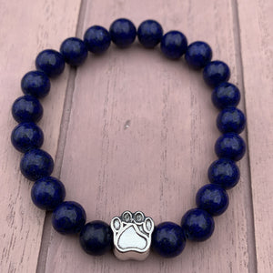 Arctic Agate Stone Paw Bracelets